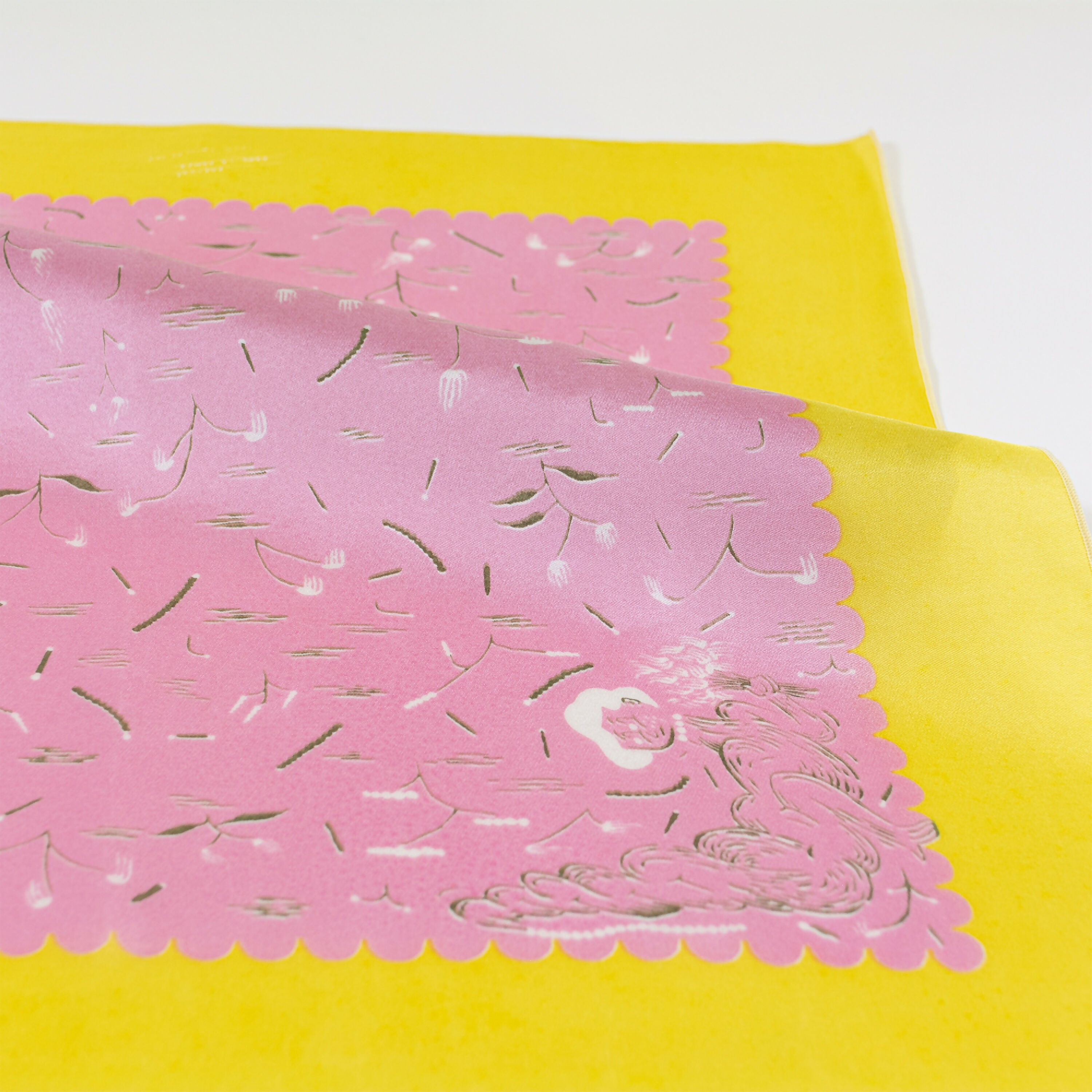 bandana_de_soie_la_coilloite_rose_jaune_prelude_dans_la_pampa copie | EMPREINTES Paris