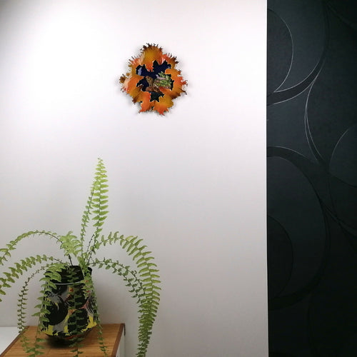 Un oeil sur le monde - Décoration murale en émail 3D sur cuivre | EMPREINTES Paris - EMPREINTES Paris