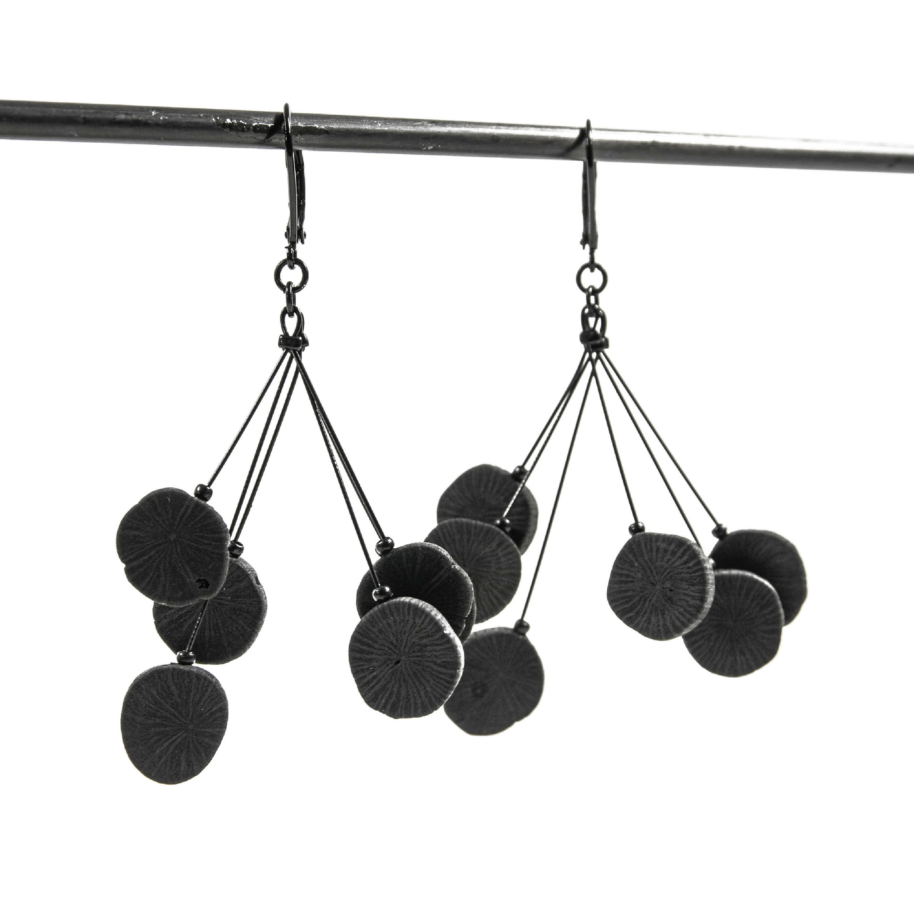 boucles_doreilles_kuro_tenchi_triple_charcoal_eskimeit copie | EMPREINTES Paris