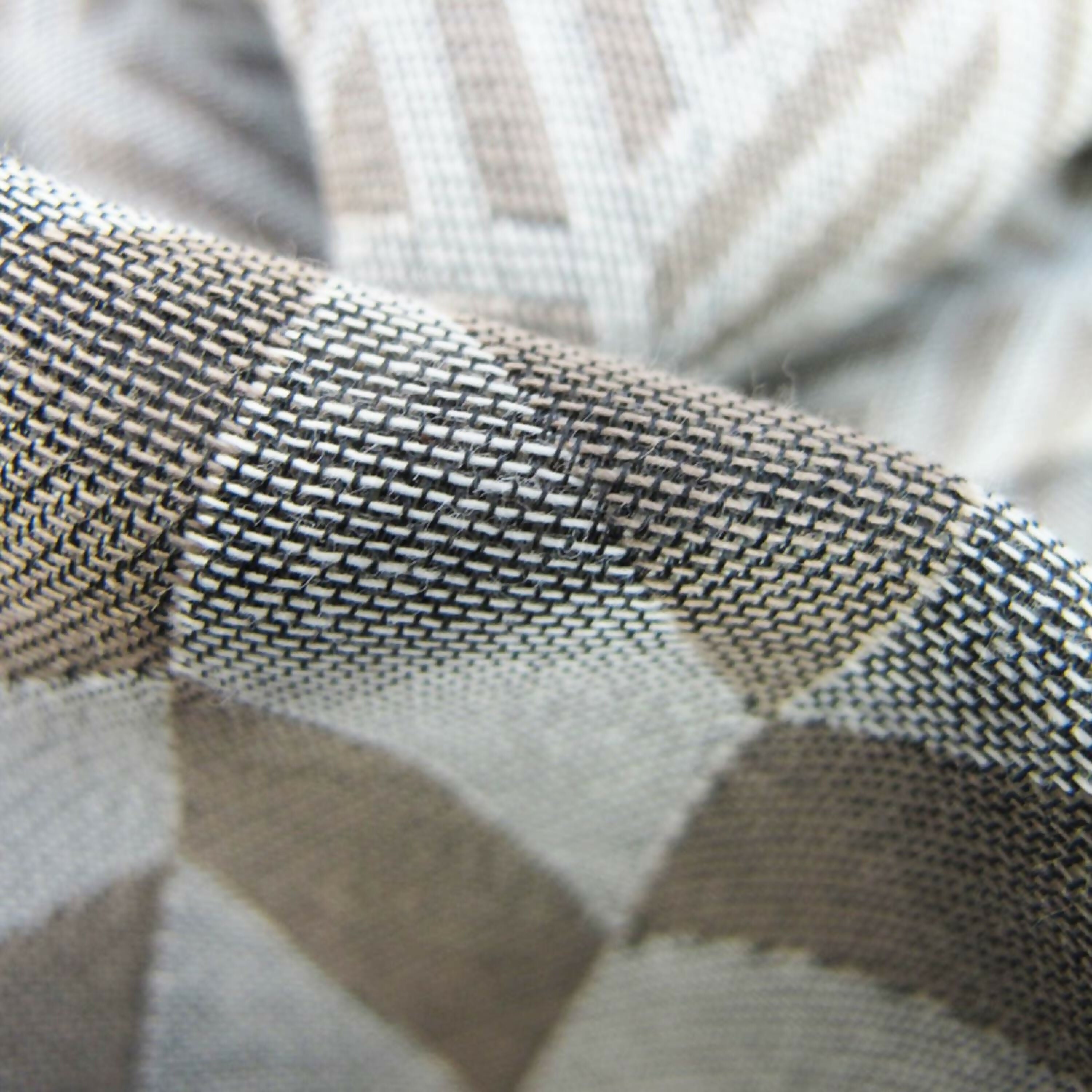 Écharpe Maxi Coton Soie Beige Glace PLANETARIUM | EMPREINTES Paris