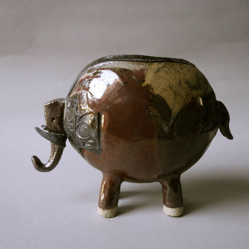 Vase éléphant marron | EMPREINTES Paris - EMPREINTES Paris