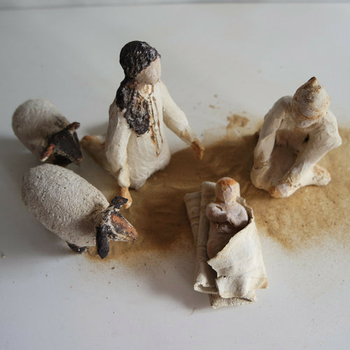 Sculptures Crèche de Noël aux moutons | EMPREINTES Paris - EMPREINTES Paris