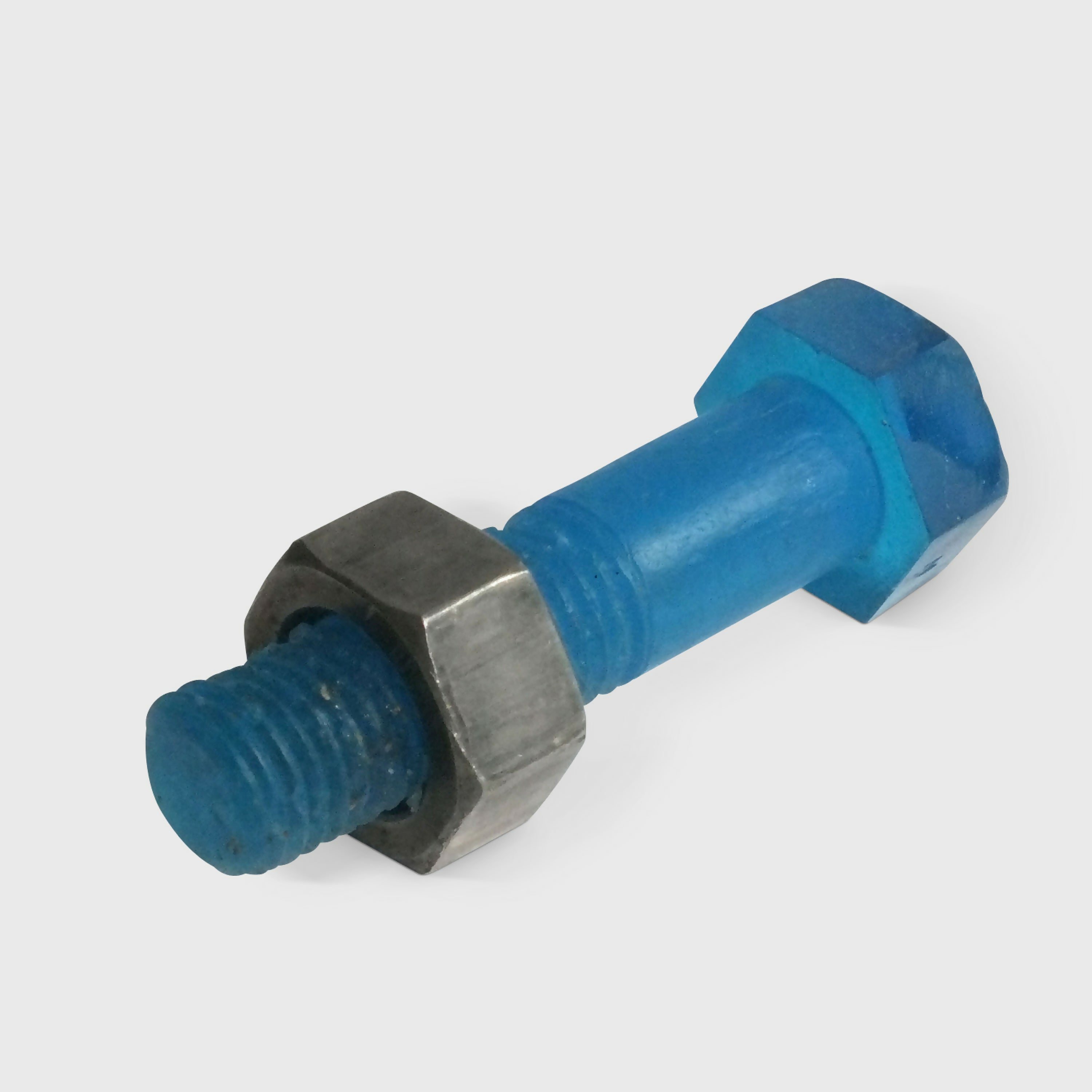 sculpture_boulon_en_pate_de_cristal_bleue_et_ecrou_jean_gazdac | EMPREINTES Paris