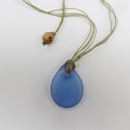 Pendentif GALET L BLEU E0991 | EMPREINTES Paris - EMPREINTES Paris