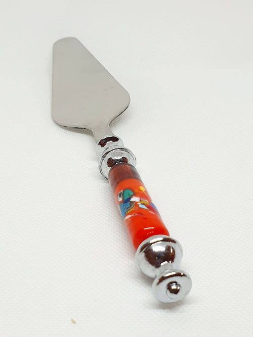 Pelle à tarte en verre de Murano couleurs multivitaminés | EMPREINTES Paris - EMPREINTES Paris