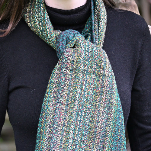 echarpe_vert_fonce_creation_tissages_francois_vieillard copie | EMPREINTES Paris - EMPREINTES Paris