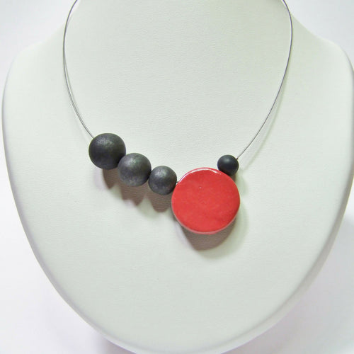 Collier décroissant rouge | EMPREINTES Paris - EMPREINTES Paris