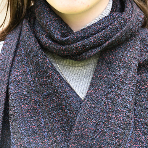 echarpe_noire_de_jais_creation_tissages_francois_vieillard copie | EMPREINTES Paris - EMPREINTES Paris