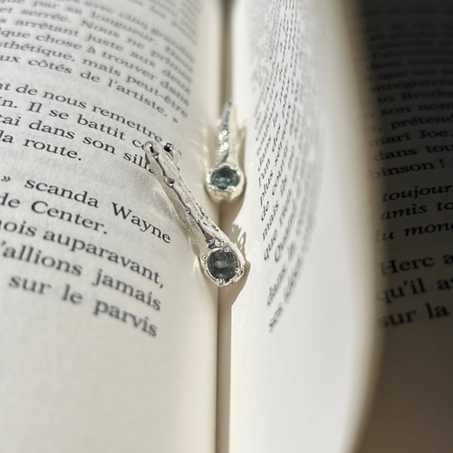 Boucles d'oreilles gouttes en argent | EMPREINTES Paris - EMPREINTES Paris