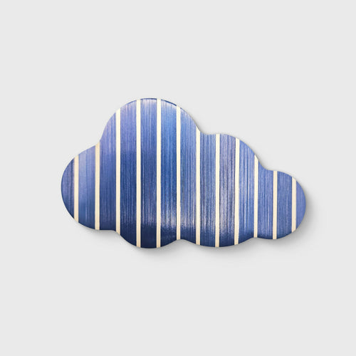 Série Mini Pop - Nuage rayures bleu marine et blanc | EMPREINTES Paris - EMPREINTES Paris