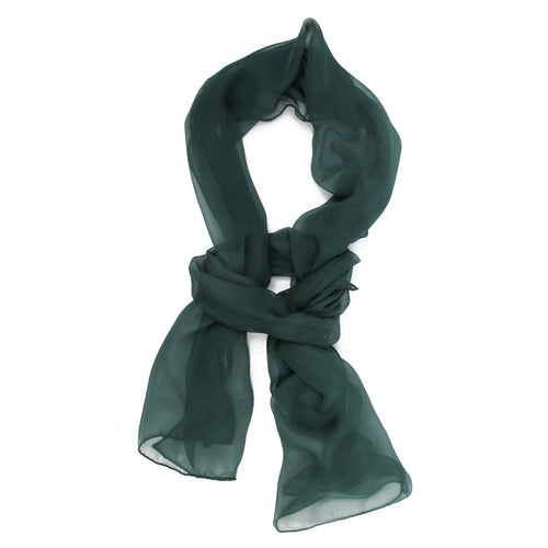 Écharpe 180 unie vert émeraude | EMPREINTES Paris - EMPREINTES Paris