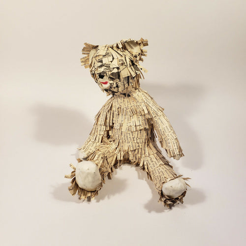 Sculpture papier Ourson assis | EMPREINTES Paris - EMPREINTES Paris