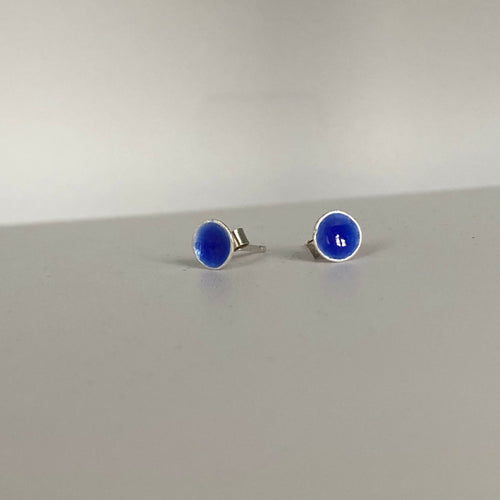 puces_doreilles_en_argent_fin_emaille_bleu_electrique_artyssia copie | EMPREINTES Paris - EMPREINTES Paris