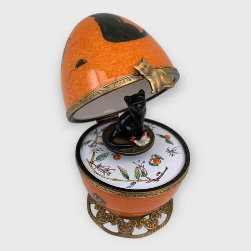 oeuf musical orange décor chat noir2 | EMPREINTES Paris - EMPREINTES Paris