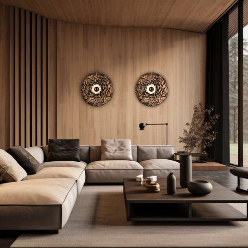 sculpture_murale_lumineuse_texturee_noire_metallisee_namib_s_kif_studio copie | EMPREINTES Paris - EMPREINTES Paris