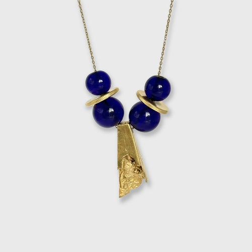 Sautoir TOTEM BLEU MARINE | EMPREINTES Paris - EMPREINTES Paris