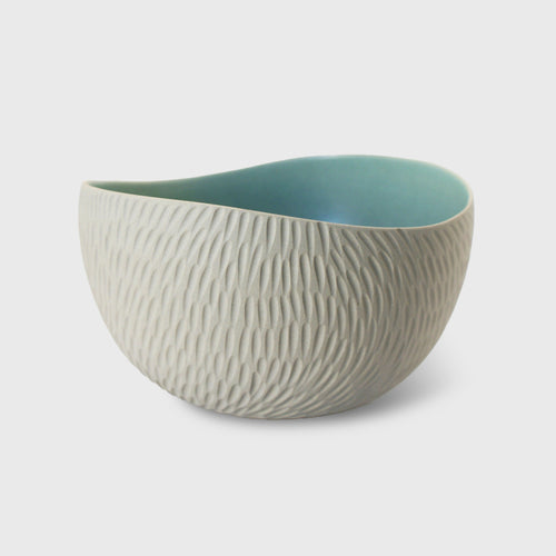 bol_gres_blanc_grave_interieur_bleu_vert_fonce_emmanuelle_manche_ceramique copie | EMPREINTES Paris - EMPREINTES Paris