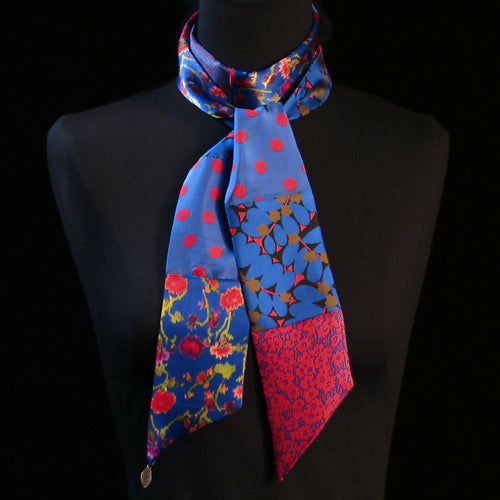 Bandeau soie bleu roi | EMPREINTES Paris - EMPREINTES Paris