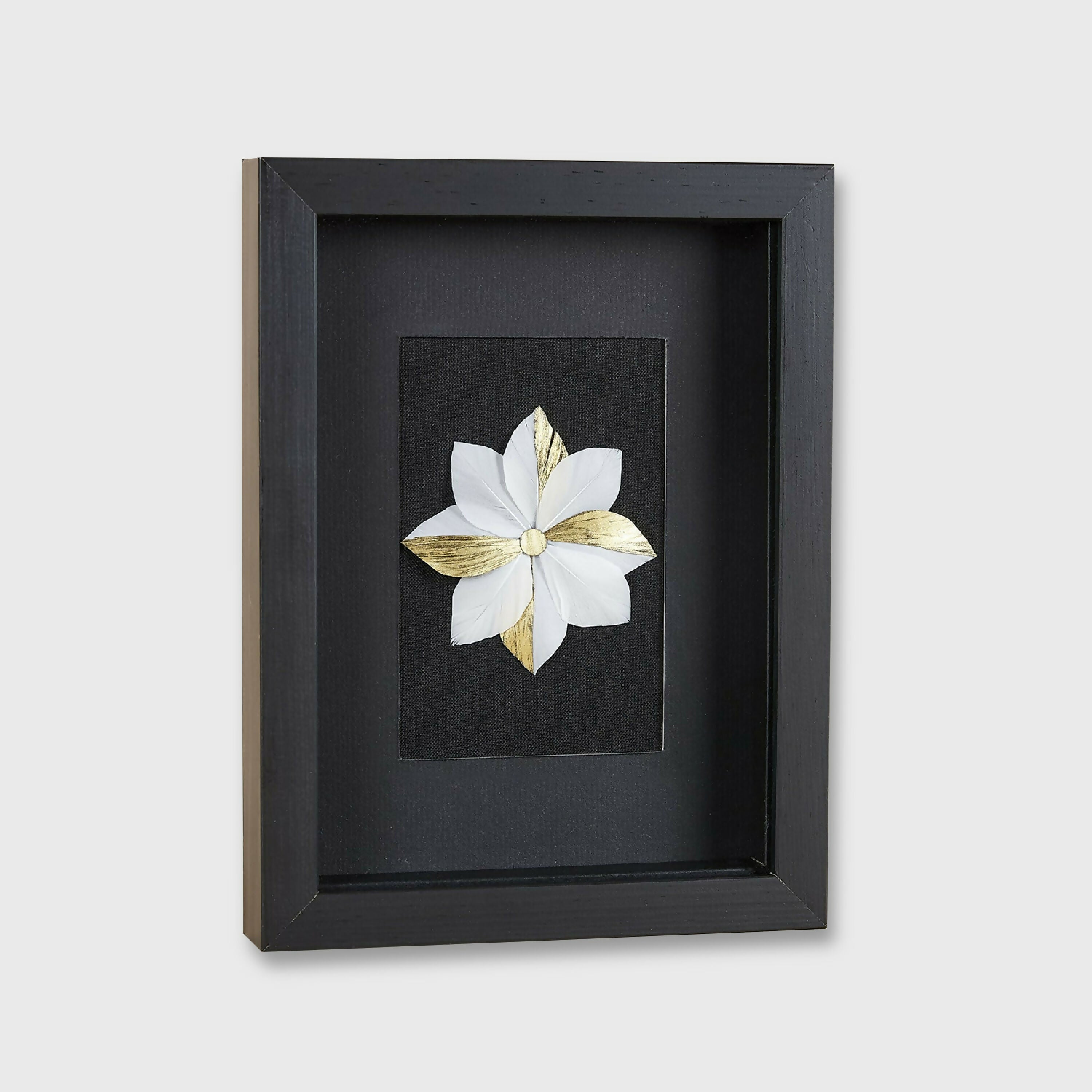 Oeuvre murale Blanc et Or , Série VOLUTE | EMPREINTES Paris