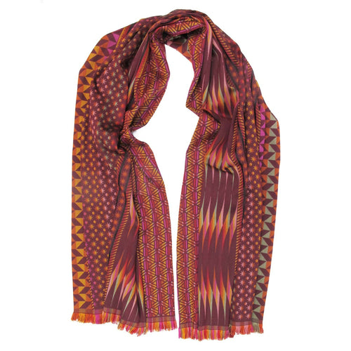 echarpe_maxi_laine_soie_multico_bourgogne_planetarium_sophie_guyot_soieries copie | EMPREINTES Paris - EMPREINTES Paris