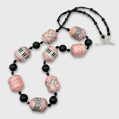 Sautoir Piano rose | EMPREINTES Paris - EMPREINTES Paris