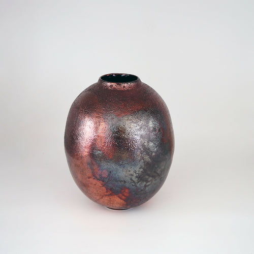 vase_raku_rouge_cuivre_potje copie | EMPREINTES Paris - EMPREINTES Paris