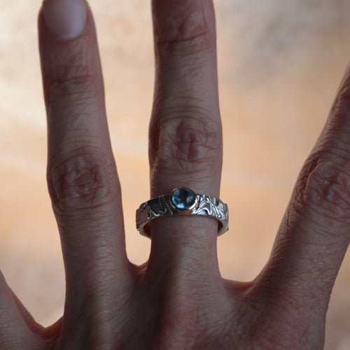 bague_eau_piece_unique_t56_en_argent_or_et_aigue_marine_sol_billeke copie | EMPREINTES Paris - EMPREINTES Paris