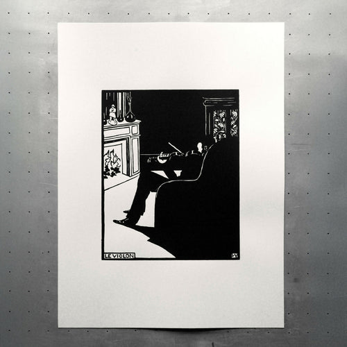 Felix Vallotton : Le Violon - Sérigraphie | EMPREINTES Paris - EMPREINTES Paris