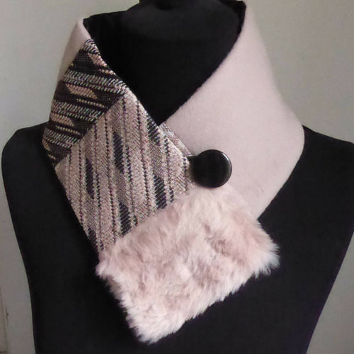 Col en laine rose pâle | EMPREINTES Paris - EMPREINTES Paris