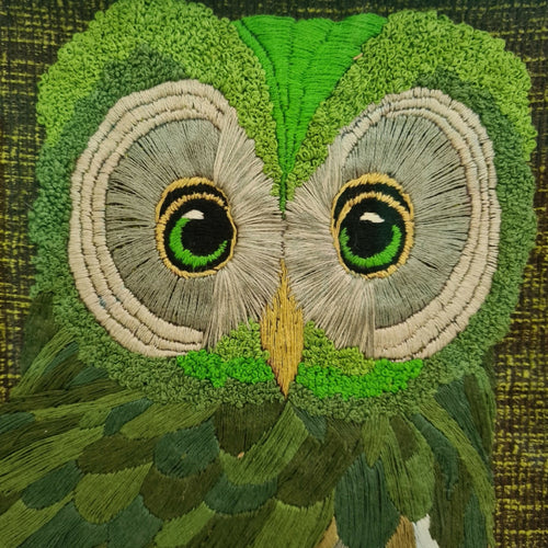 tableau_brode_la_hulotte_carole_bonneau copie | EMPREINTES Paris - EMPREINTES Paris