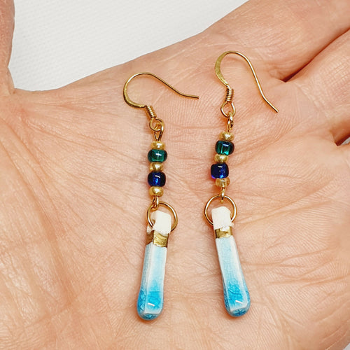 Boucles d'oreilles pendantes en porcelaine | EMPREINTES Paris - EMPREINTES Paris