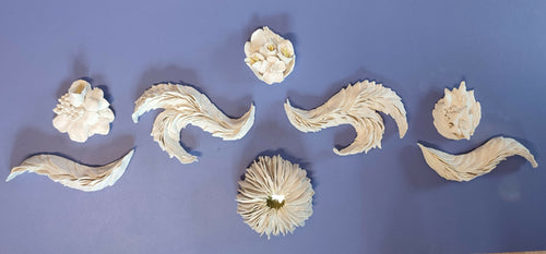 Composition murale en porcelaine - florale | EMPREINTES Paris - EMPREINTES Paris