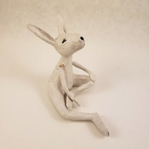 Sculpture papier Le lapin blanc | EMPREINTES Paris - EMPREINTES Paris