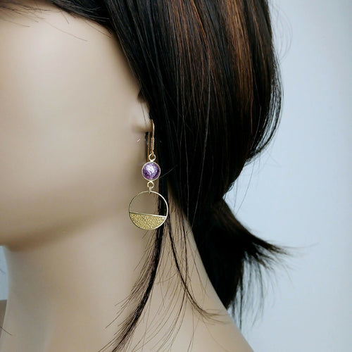 boucles_doreilles_cercles_marteles_en_email_et_plaque_or_les_emaux_arediens_lemail_grand_feu_de_limoges copie | EMPREINTES Paris - EMPREINTES Paris