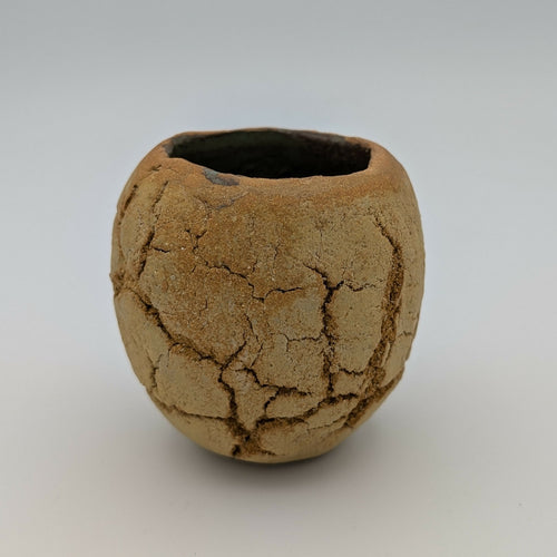 Sculpture Terre craquelée - grès roux 05 | EMPREINTES Paris - EMPREINTES Paris