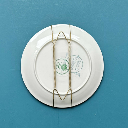 Assiette murale Pamplemousse et fleurs (moyenne) | EMPREINTES Paris - EMPREINTES Paris