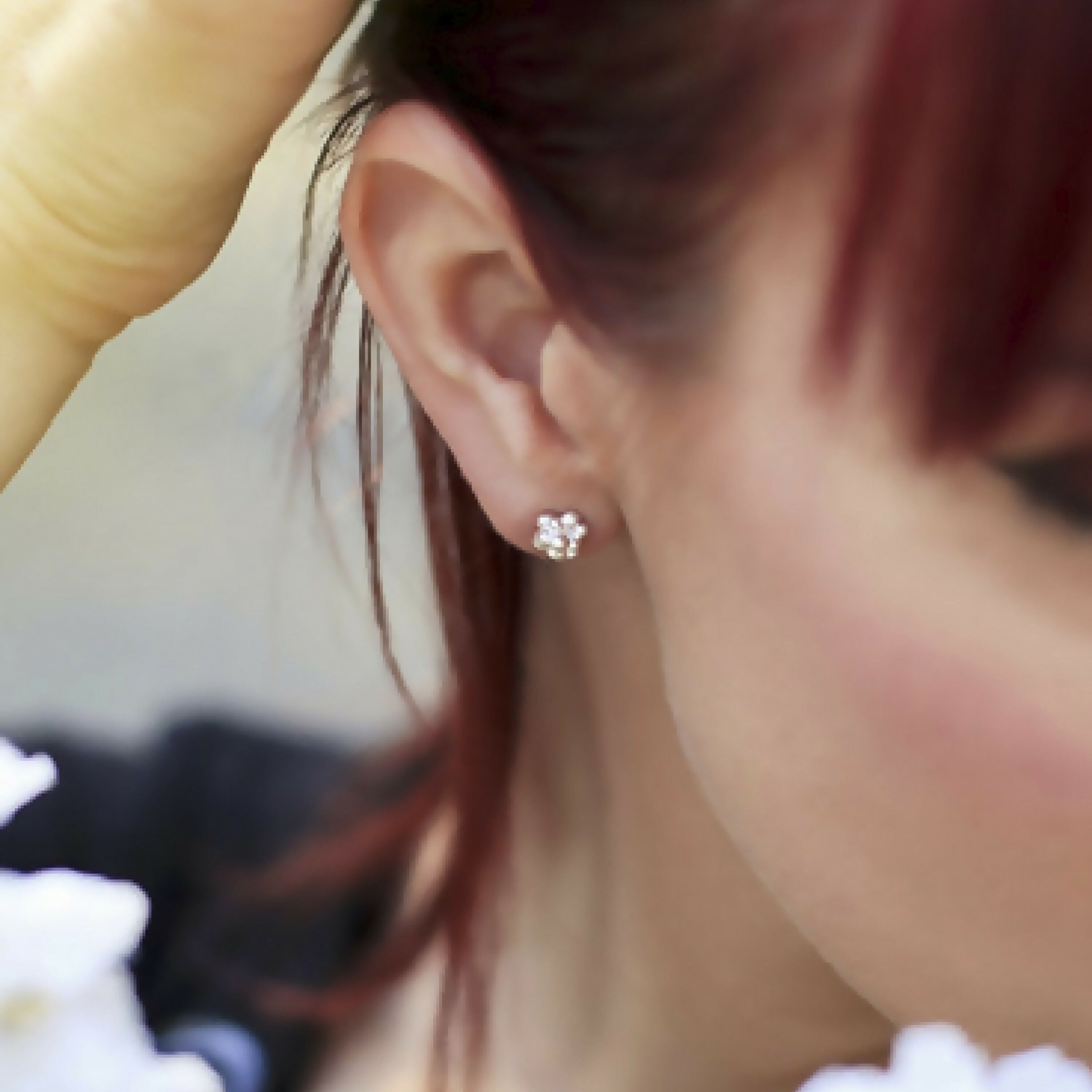 Puces minimaliste bulles d’argent massif | EMPREINTES Paris