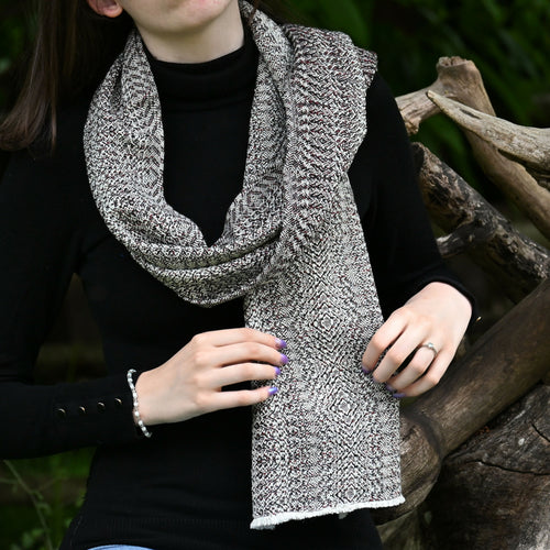 echarpe_degrade_blanc_creme_creation_tissages_francois_vieillard copie | EMPREINTES Paris - EMPREINTES Paris