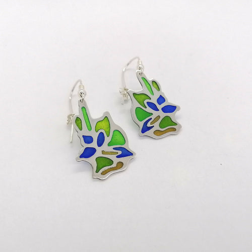 Le bouquet - Boucles d'oreilles en émail | EMPREINTES Paris - EMPREINTES Paris