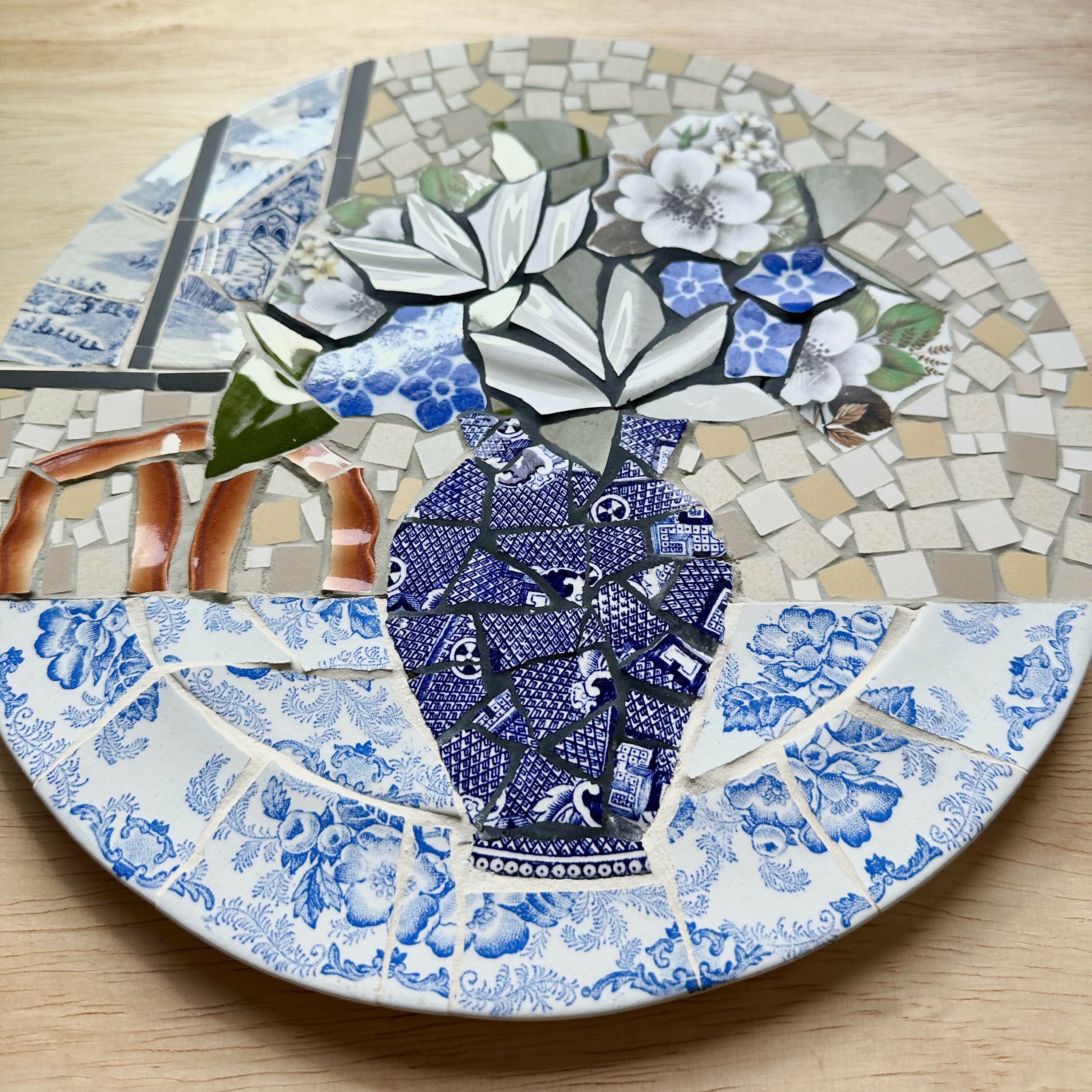 tableau_rond_le_grand_bouquet_anis_et_celadon copie | EMPREINTES Paris