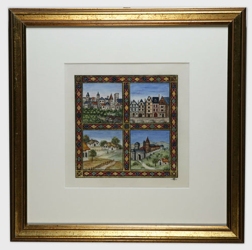 Enluminure Carré des maisons | EMPREINTES Paris - EMPREINTES Paris