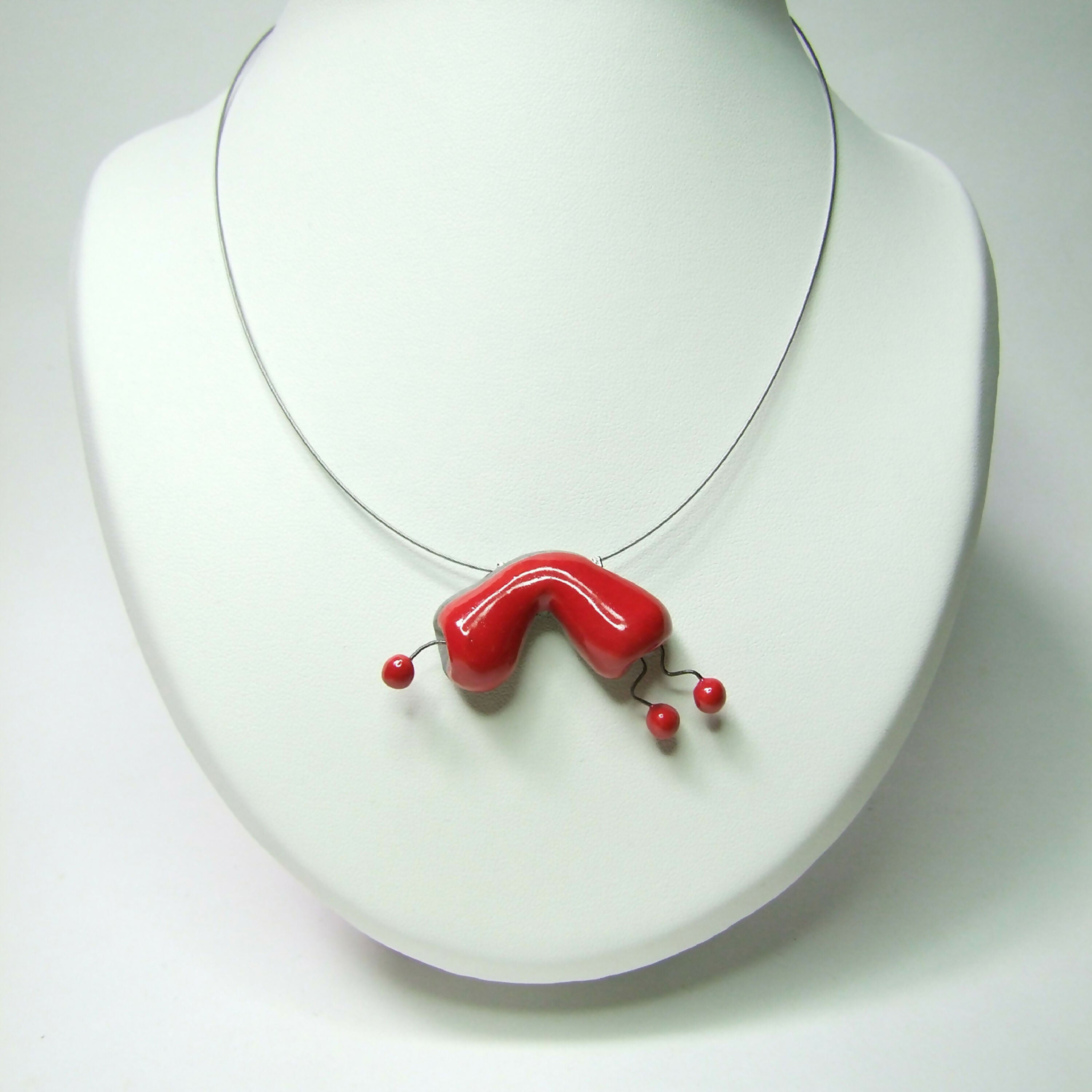Collier Niki rouge | EMPREINTES Paris