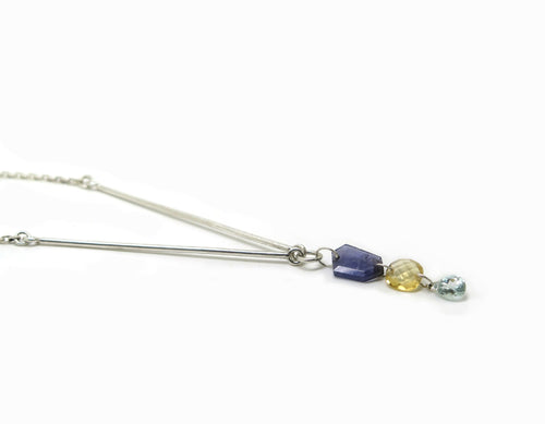 Collier artisanal en argent et pierres fines | EMPREINTES Paris - EMPREINTES Paris