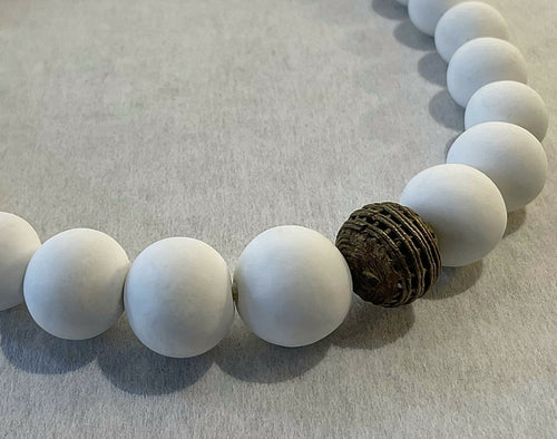 Collier - Une perle en bronze | EMPREINTES Paris - EMPREINTES Paris