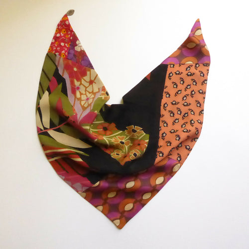 Foulard pointe soie- flower dot | EMPREINTES Paris - EMPREINTES Paris