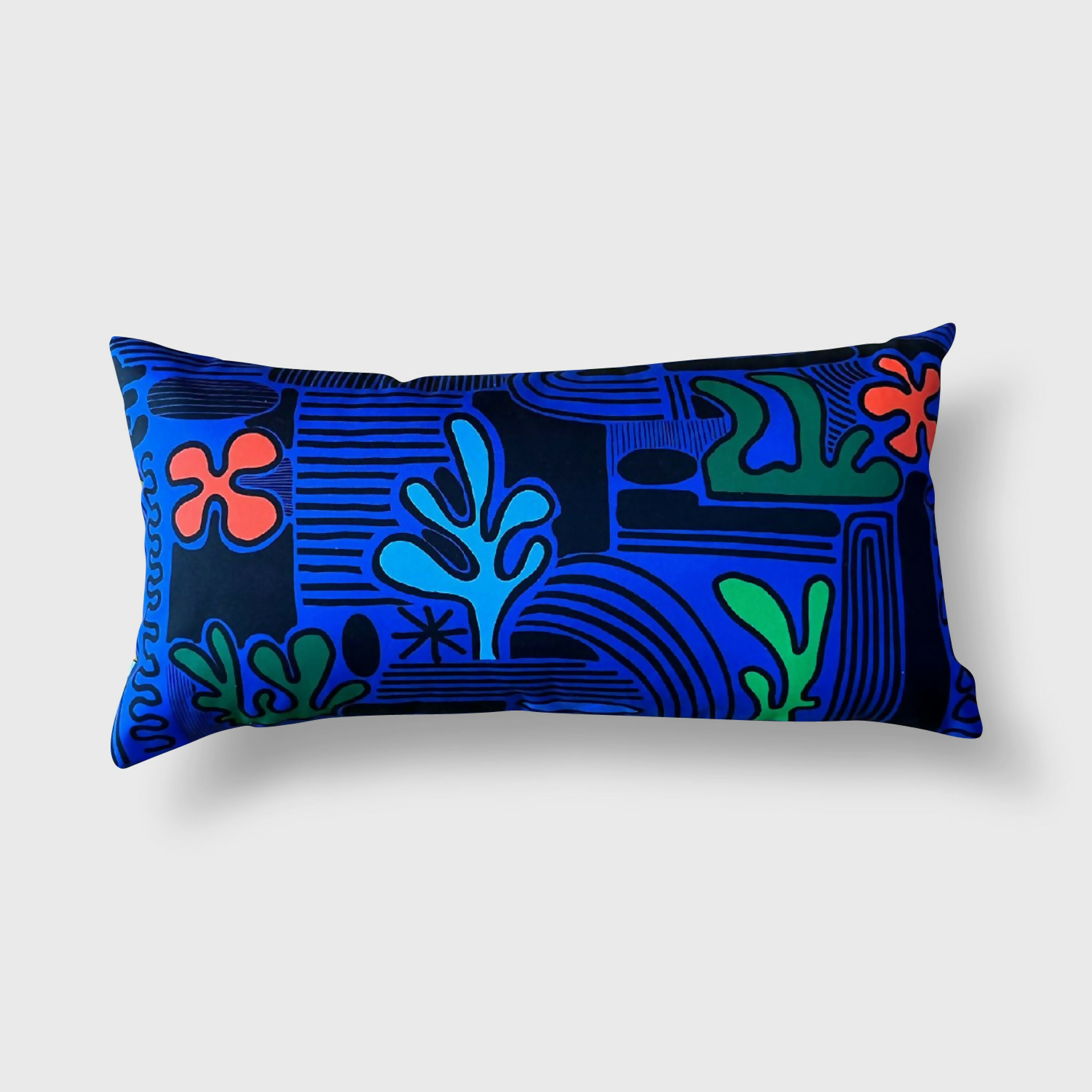 Coussin Jules & Juliette bleu | EMPREINTES Paris