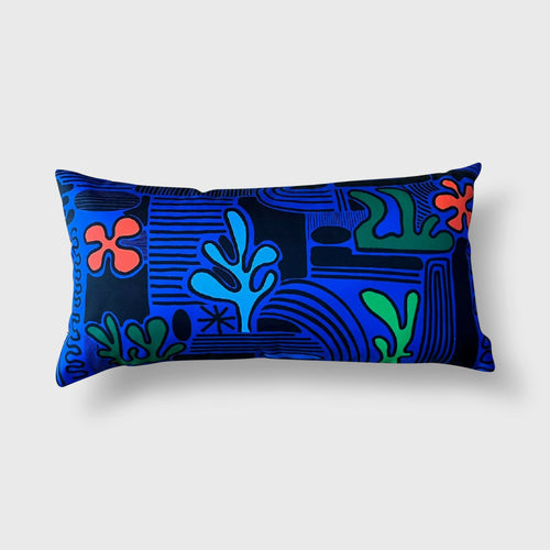 Coussin Jules & Juliette bleu | EMPREINTES Paris - EMPREINTES Paris