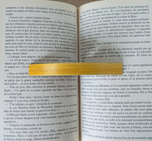 Bague de lecture avec Marqueterie de Paille Jaune | EMPREINTES Paris - EMPREINTES Paris