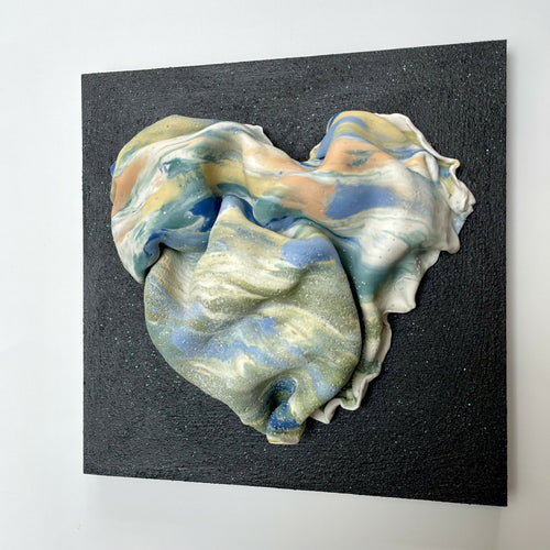 Bas relief tableau collection Cœur porcelaine Nériage 2 | EMPREINTES Paris - EMPREINTES Paris