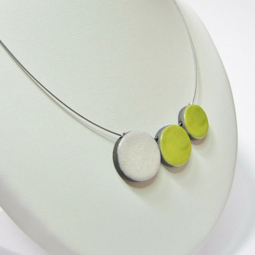 Collier Trio Plat vert | EMPREINTES Paris - EMPREINTES Paris